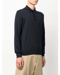 dunkelblauer Polo Pullover von Zegna