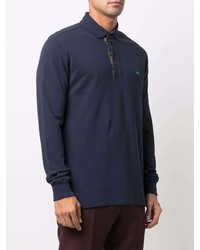 dunkelblauer Polo Pullover von Etro