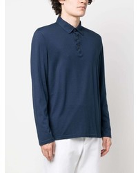 dunkelblauer Polo Pullover von Kiton