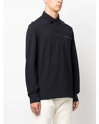 dunkelblauer Polo Pullover von Zegna