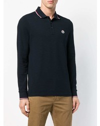 dunkelblauer Polo Pullover von Moncler