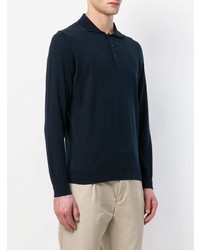 dunkelblauer Polo Pullover von Laneus