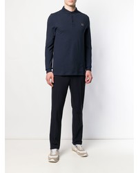 dunkelblauer Polo Pullover von BOSS