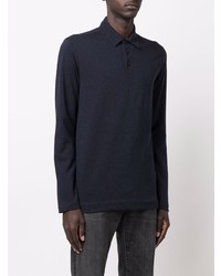 dunkelblauer Polo Pullover von Z Zegna