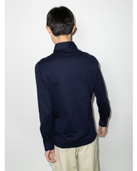 dunkelblauer Polo Pullover von Brunello Cucinelli