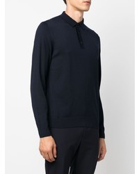 dunkelblauer Polo Pullover von BOSS