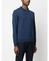 dunkelblauer Polo Pullover von Corneliani