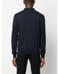 dunkelblauer Polo Pullover von Corneliani