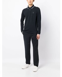 dunkelblauer Polo Pullover von BOSS