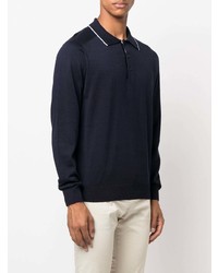 dunkelblauer Polo Pullover von BOSS