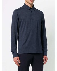 dunkelblauer Polo Pullover von Ermenegildo Zegna