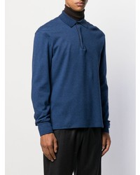 dunkelblauer Polo Pullover von Ermenegildo Zegna