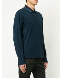 dunkelblauer Polo Pullover von Cerruti 1881