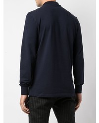 dunkelblauer Polo Pullover von Brunello Cucinelli