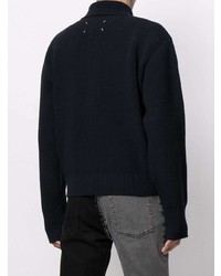 dunkelblauer Polo Pullover von Maison Margiela