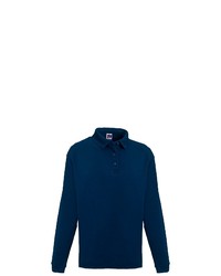 dunkelblauer Polo Pullover von Russell