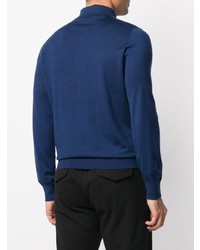 dunkelblauer Polo Pullover von Ermenegildo Zegna