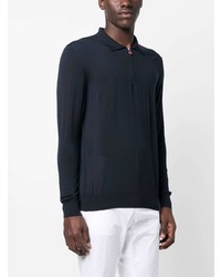 dunkelblauer Polo Pullover von Kiton