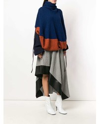 dunkelblauer Poncho von Loewe