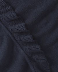 dunkelblauer Poncho von Luise Steiner