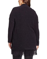 dunkelblauer Poncho von Samoon