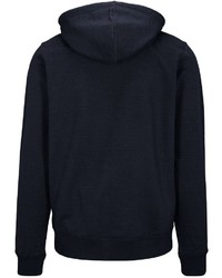 dunkelblauer Pullover mit einem Kapuze von BASEFIELD