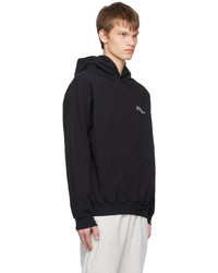 dunkelblauer Pullover mit einem Kapuze von Sporty & Rich