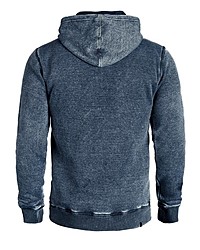 dunkelblauer Pullover mit einem Kapuze von BLEND