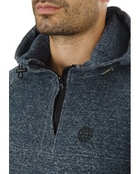 dunkelblauer Pullover mit einem Kapuze von BLEND