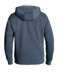 dunkelblauer Pullover mit einem Kapuze von BLEND