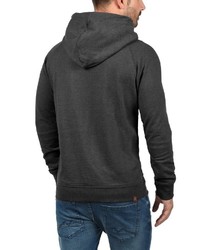 dunkelblauer Pullover mit einem Kapuze von BLEND