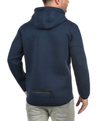 dunkelblauer Pullover mit einem Kapuze von BLEND