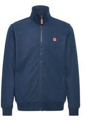 dunkelblauer Pullover mit einem Kapuze von BLEND