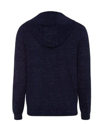 dunkelblauer Pullover mit einem Kapuze von Brax