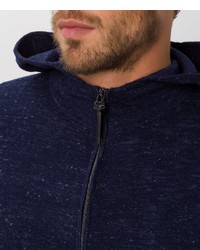 dunkelblauer Pullover mit einem Kapuze von Brax