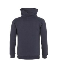 dunkelblauer Pullover mit einem Kapuze von Cipo & Baxx