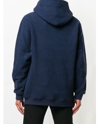 dunkelblauer Pullover mit einem Kapuze von Tommy Jeans