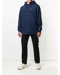 dunkelblauer Pullover mit einem Kapuze von Tommy Jeans