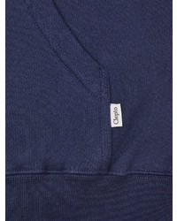 dunkelblauer Pullover mit einem Kapuze von cleptomanicx