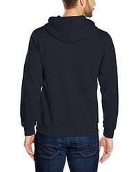 dunkelblauer Pullover mit einem Kapuze von Clique