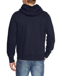 dunkelblauer Pullover mit einem Kapuze von Eddie Bauer