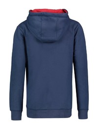 dunkelblauer Pullover mit einem Kapuze von Eight2Nine