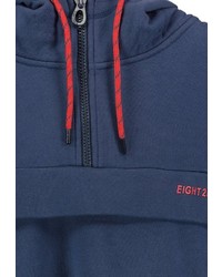 dunkelblauer Pullover mit einem Kapuze von Eight2Nine