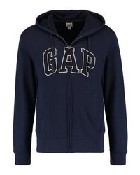 dunkelblauer Pullover mit einem Kapuze von Gap