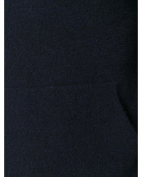 dunkelblauer Pullover mit einem Kapuze von Nuur