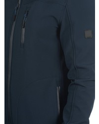 dunkelblauer Pullover mit einem Kapuze von INDICODE