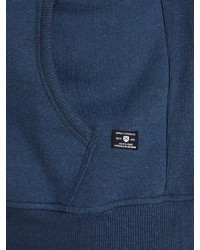 dunkelblauer Pullover mit einem Kapuze von Jack & Jones