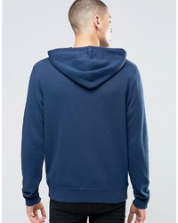 dunkelblauer Pullover mit einem Kapuze von Converse