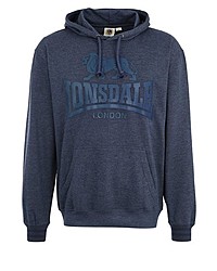 dunkelblauer Pullover mit einem Kapuze von Lonsdale