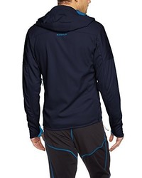 dunkelblauer Pullover mit einem Kapuze von Mammut